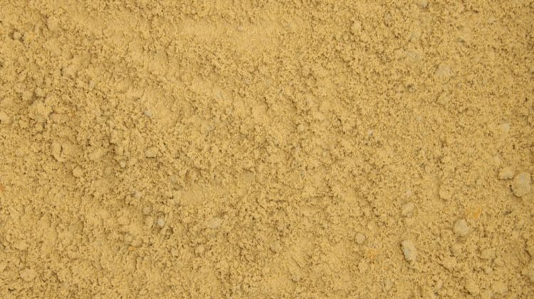 As dug sand